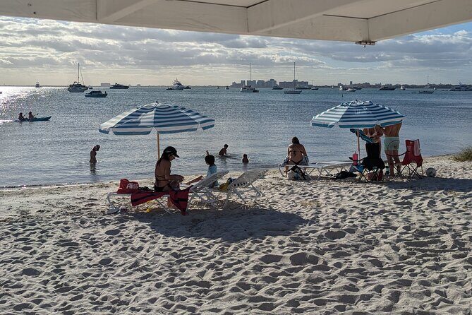 Miami Chair and Umbrella Package on Biscayne Bay - A Closer Look at the Experience