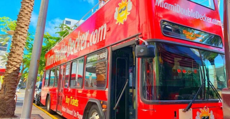 Miami: Double-Decker Bus Tour with Optional Boat Cruise - What to Expect from the Miami Double-Decker Bus Tour