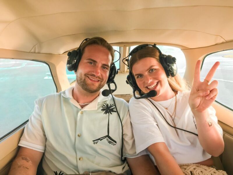 Miami: Downtown Private Airplane Tour with Soft Drinks - Key Points