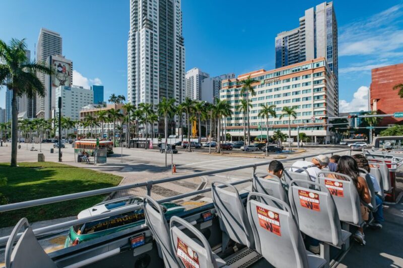 Miami: Half-Day Open-Top Bus Tour Plus Biscayne Bay Cruise - Detailed Breakdown of the Itinerary