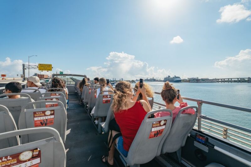 Miami: Half-Day Open-Top Bus Tour Plus Biscayne Bay Cruise - What Makes This Tour Stand Out