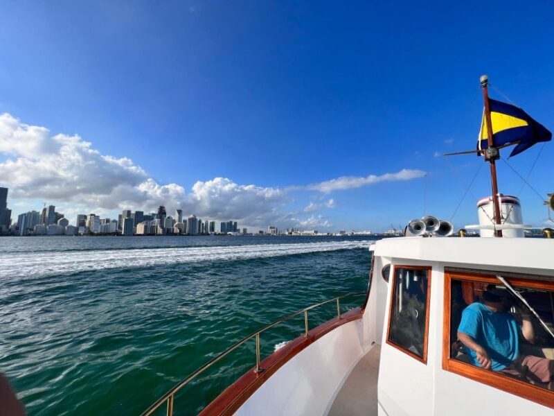 Miami: Miami Skyline Vintage Yacht Cruise, - Key Points