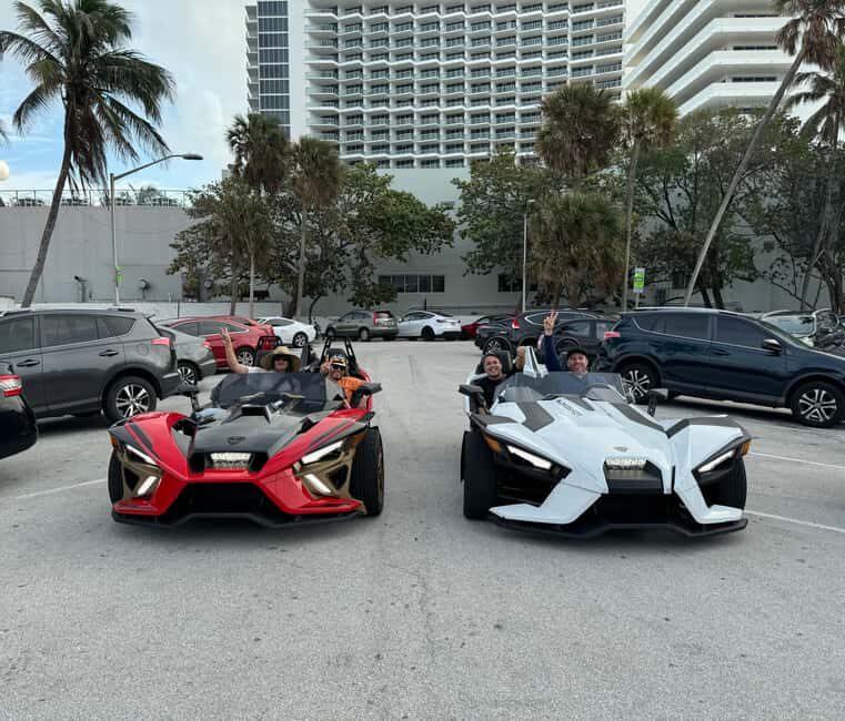 Miami: Polaris Slingshot Rental - The Charm of the Polaris Slingshot Experience