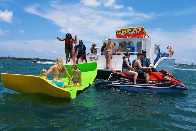 Miami Private Catamaran Boat with Jet Ski, Banana Boat and Drinks - Who Will Love This Tour?