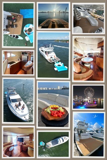 Miami Yacht Rental with Jetski, paddleboards, Inflatables - The Sum Up