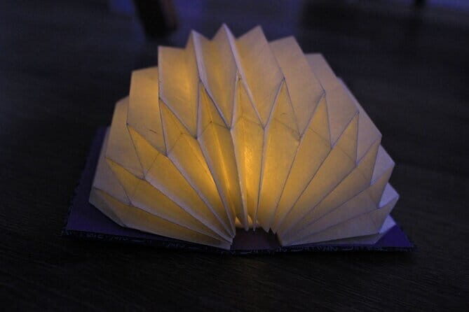 Mini Origami Lamp and Mizuhiki knot Belt Workshop in Ueno - Key Points