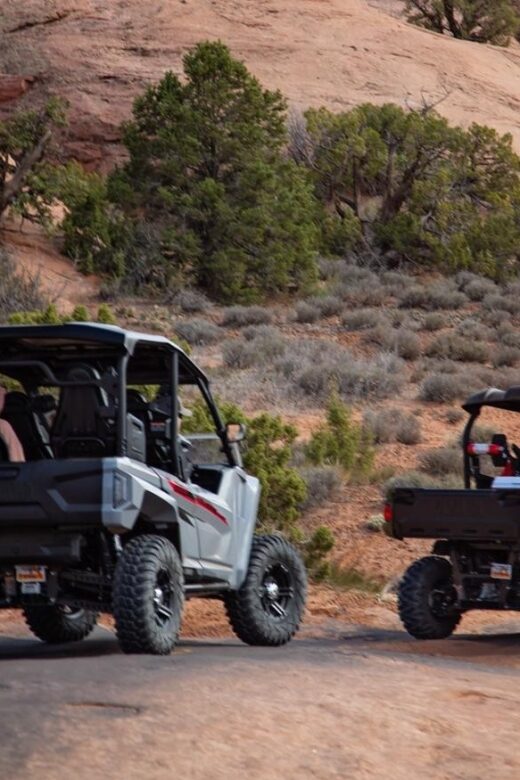 Moab: Self-Driven Guided Sunset UTV Tour to Fins N Things - The Price and Value