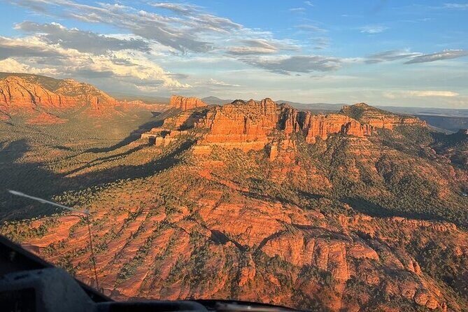 Mogollon Rim Sunset 80 Miles Sedona Helicopter Tour - Key Points