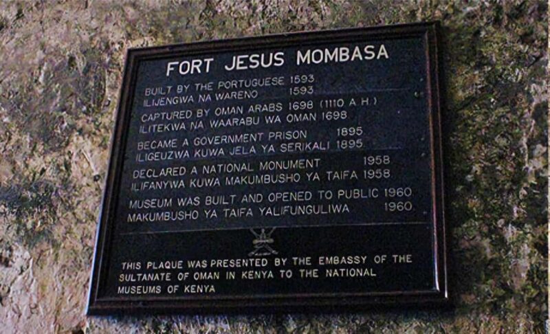 Mombasa: Historical Guided city tour. Old town, Fort Jesus - Key Points