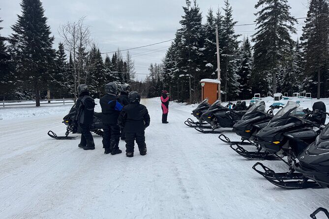 Montreals All-Inclusive Snowmobile Escape into Nature - Key Points