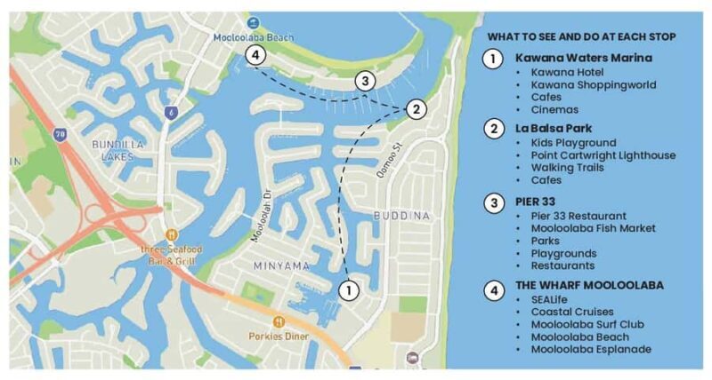 Mooloolaba: Hop-On Hop-Off Ferry Return Ticket - Exploring Mooloolaba by Water: What the Tour Offers