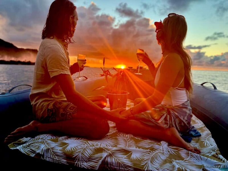 Moorea: Private Sunset Cruise with Champagne & Snorkeling - The Sum Up