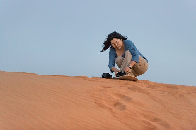 Morning Desert Safari plus Quad Bike, Sandboard and Camel ride - Dune Bashing: Thrills on the Sand