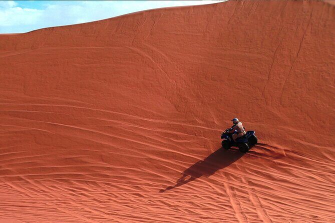 Morning Desert Safari plus Quad Bike, Sandboard and Camel ride - Sandboarding: Sliding on the Dunes