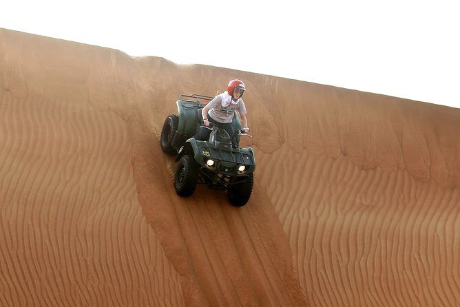 Morning Dubai Quad Bike with Sand boarding and Camel ride - The Sum Up