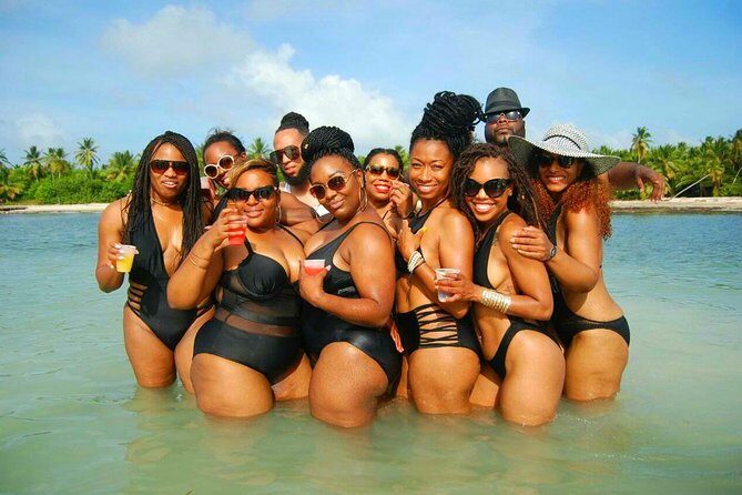 Morning Private Party Boat with Water Slide Open Bar and BBQ - Discovering the Punta Cana Coast
