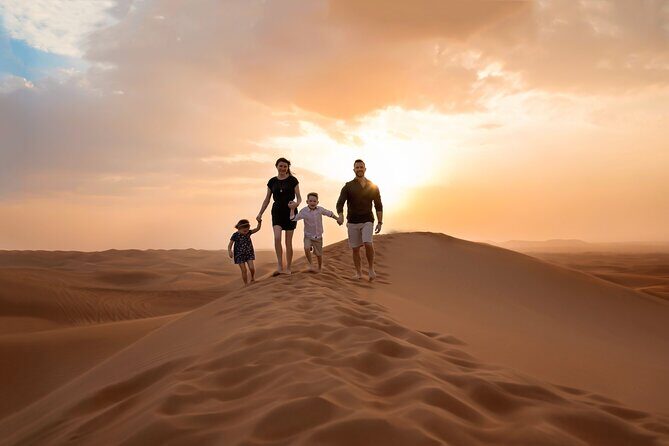 Morning Red Sand Desert Safari with Camel Ride & Sand Boarding - Authenticity and Guide Quality