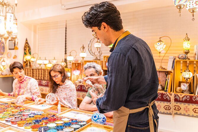 Mosaic Lamp Workshop in Rockville Maryland - Practicalities and Booking