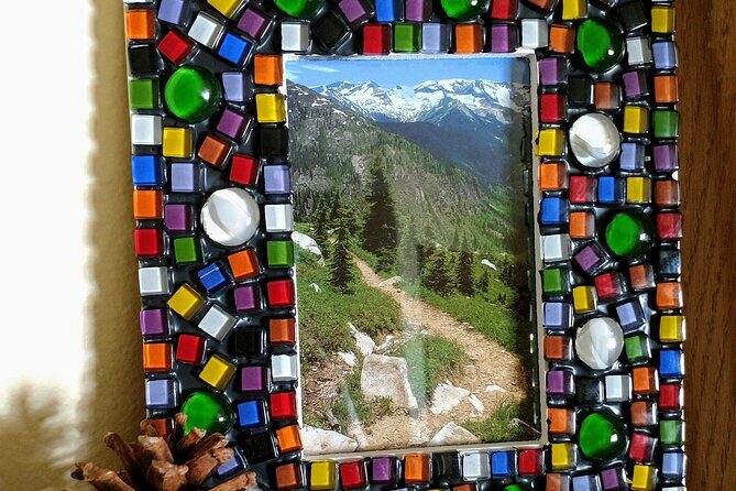 Mosaic Picture Frame Art Kit in Estes Park - A Creative Escape in Estes Park: The Mosaic Picture Frame Art Kit
