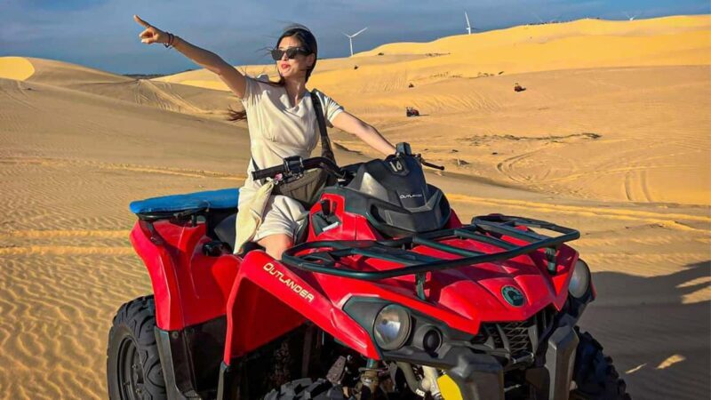 Mui Ne : White Sand Dunes Quad Bike (ATV) Rental Service - Location and Getting There