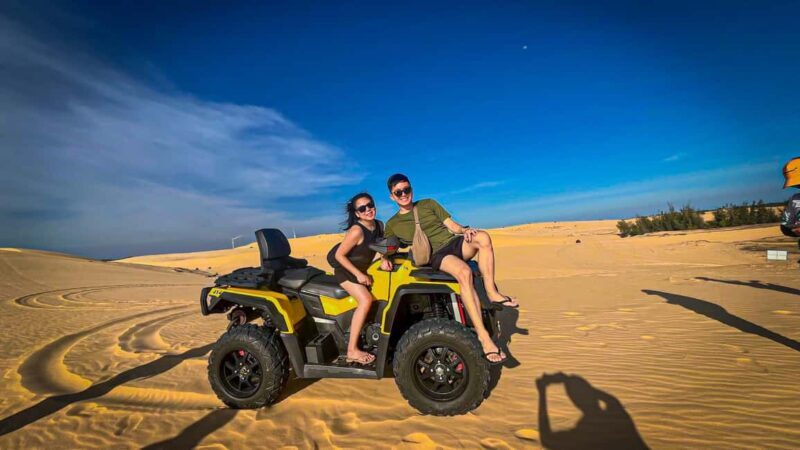 Mui Ne : White Sand Dunes Quad Bike (ATV) Rental Service - The Ride Itself