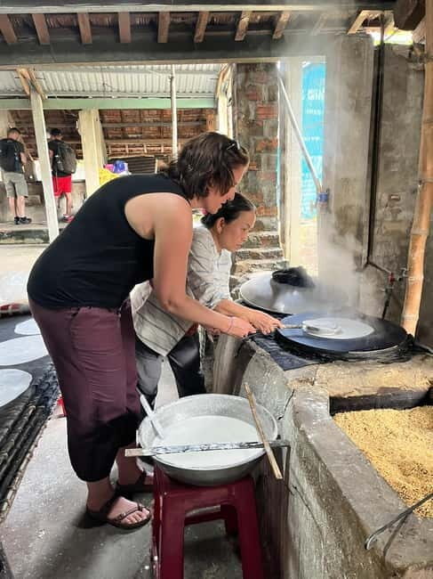 MY SON SANCTUARY - RICE PAPER MAKING DELUXE TOUR FROM DANANG - Learning to Make Rice Paper