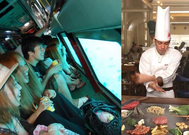 Naha: "Orca" Spotting Glass Bottom Boat & Sams Famous Steak - Introduction: A Unique Blend of Underwater Viewing and Tasty Food