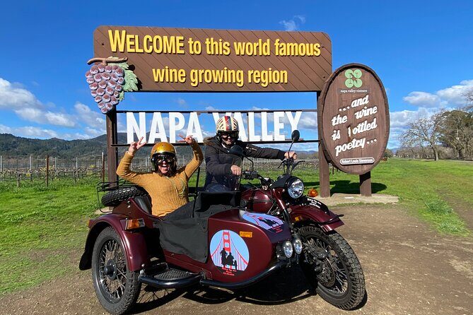 Napa Valley Classic Sidecar Wine tours - The Itinerary: What to Expect