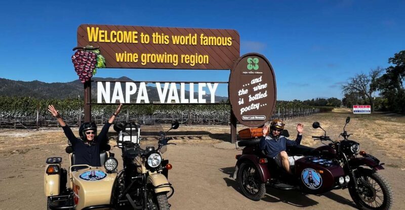 Napa Valley: Napa Valley Guided Sidecar Tour with 3 Wineries - Introduction: A Refreshing Take on Napa Valley