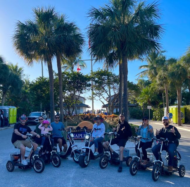 Naples Florida: Downtown Electric Trike Tour - Family Fun - Exploring Naples on a Unique Electric Trike