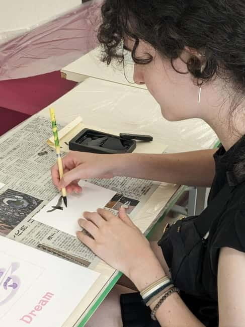 Nara: Create Calligraphy Art at Kohfuku-ji with Local Artist - The Sum Up