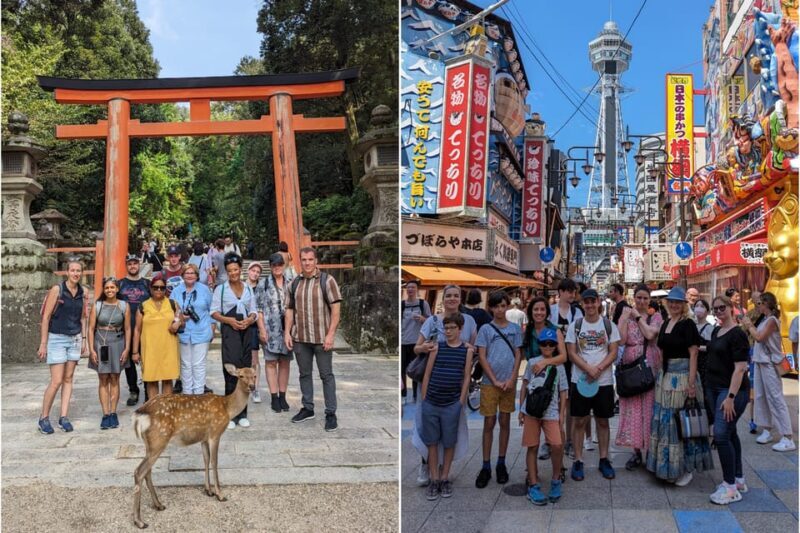 NARA E-BIKE / OSAKA HISTORY FOOD : ULTIMATE COMBO - Key Points