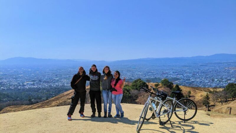 Nara: Heart of Nature Temple, Forest, & Waterfall Bike Tour - Key Points