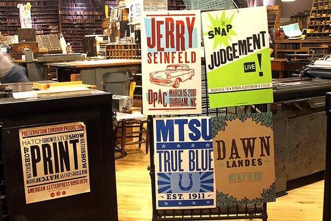 Nashville Hatch Show Guided Letterpress Tour with Souvenir Poster - The Sum Up: Is This Tour for You?
