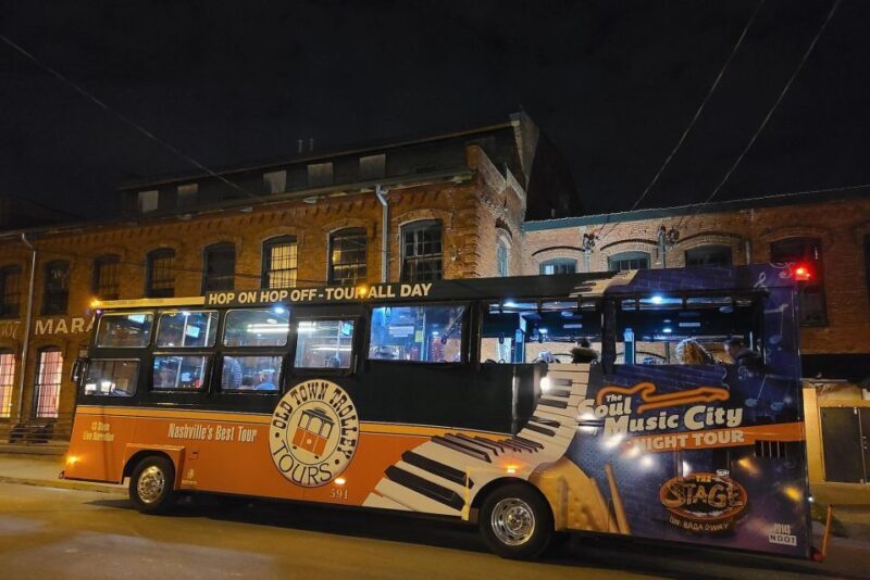 Nashville: Music City Nighttime Trolley Tour - The Route and Highlights — What You Can Expect to See