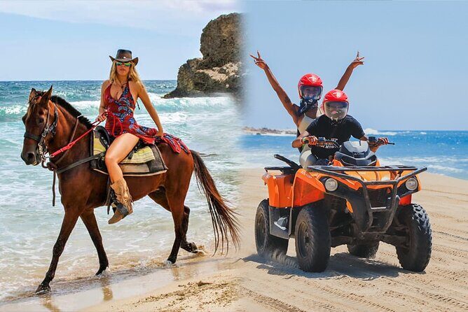 NEW!! Combo ATV & Horseback Ride. Beach & Desert. Tequila Tasting - An In-Depth Look at the Combo ATV & Horseback Ride in Cabo San Lucas