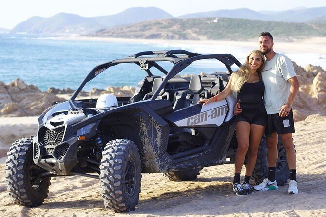 NEW! Off-Road Cabo Adventure: Beach & Desert Ride Tequila Tasting - The Beach Stop: White Sand and Ocean Views