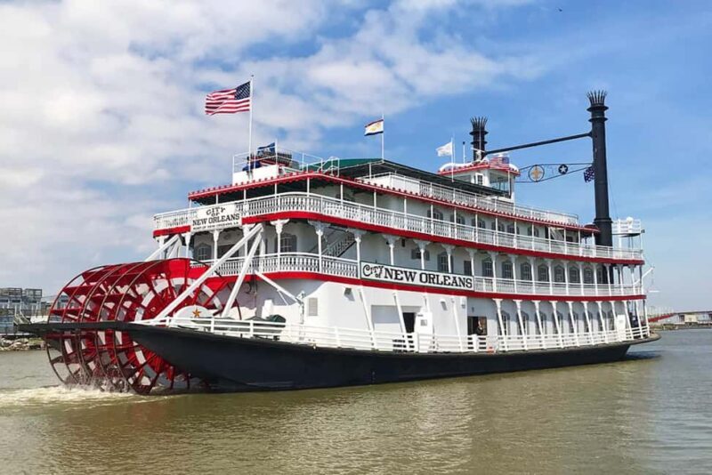 New Orleans: Daytime Steamboat Jazz Cruise + Optional Lunch - Key Points