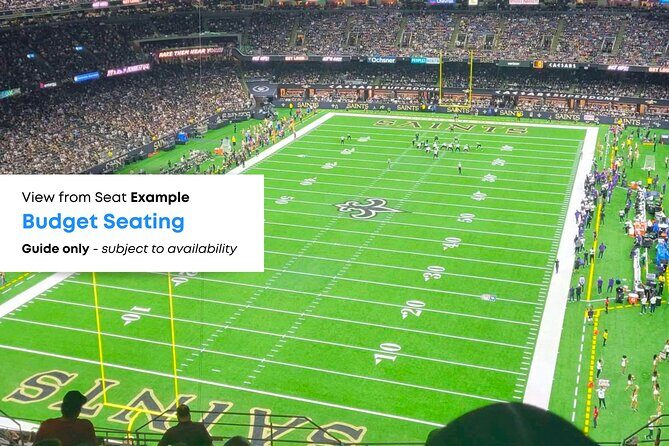 New Orleans Saints Football Game Ticket at Caesars Superdome - FAQ