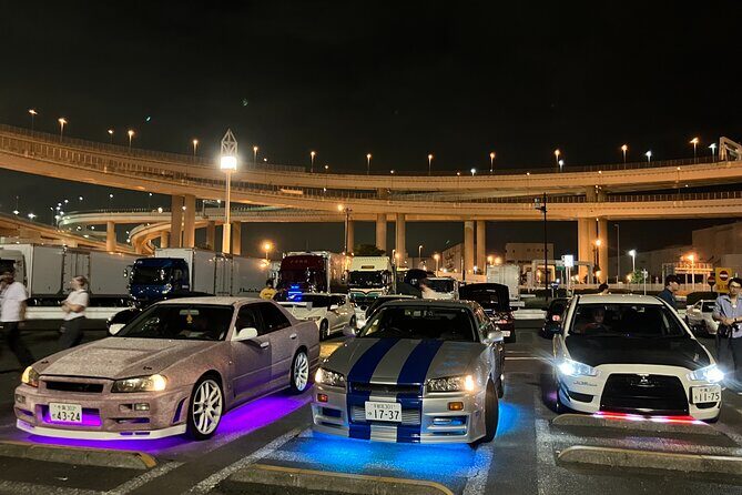 New! Tokyo Night Drive in Porsche 911 Daikoku PA & Bay Views - A Luxurious and Authentic Night Drive Through Tokyo