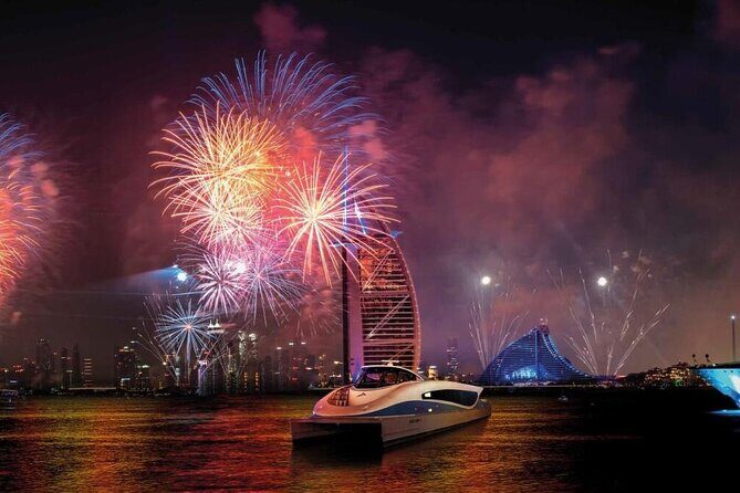 New Year Cruise with Burj Al-Arab Fireworks View - An Elegant Approach to Celebrating New Year’s in Dubai