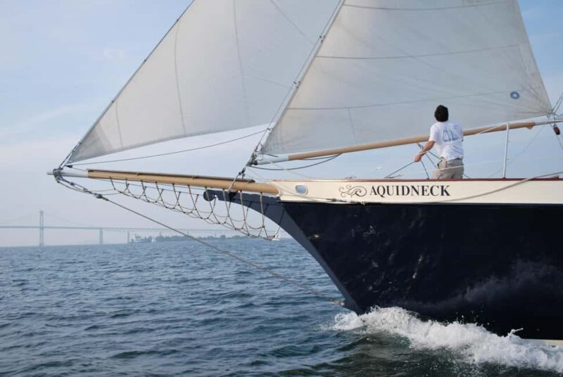 Newport: Morning Mimosa Sail aboard Schooner Aquidneck - An Authentic Newport Harbor Experience