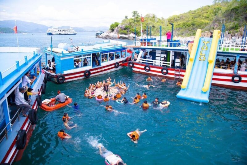 Nha Trang: Coral Reef Snorkeling and Floating Bar Party - Water Activities and Relaxation