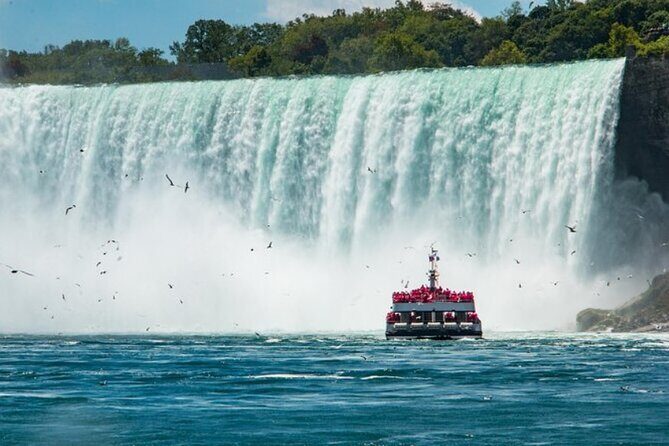 Niagara Falls Day Tour Includes Boat Cruise, Winery Stop & Lunch - Transportation and Group Size