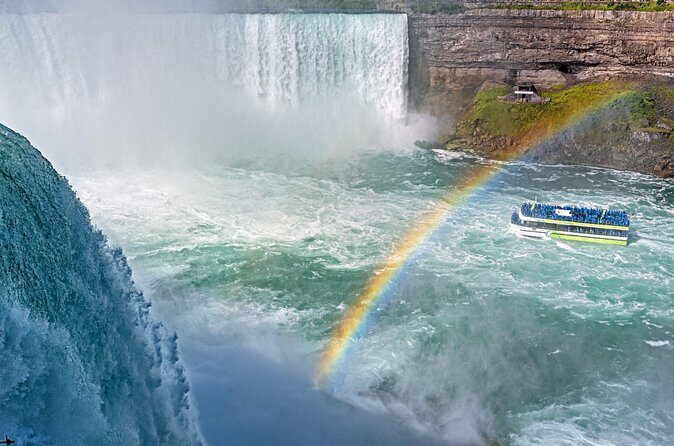 Niagara Falls Evening Illumination Tour with Maid Boat Ride - Frequently Asked Questions