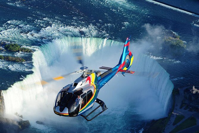 Niagara Falls USA Small Group Tour + Helicopter +Maid of the Mist - Exploring the Cave of the Winds