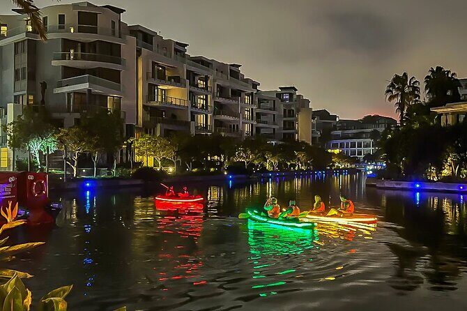 Night Kayaking in Battery Park V&A Waterfront - Exploring the Night Kayaking Adventure in Cape Town