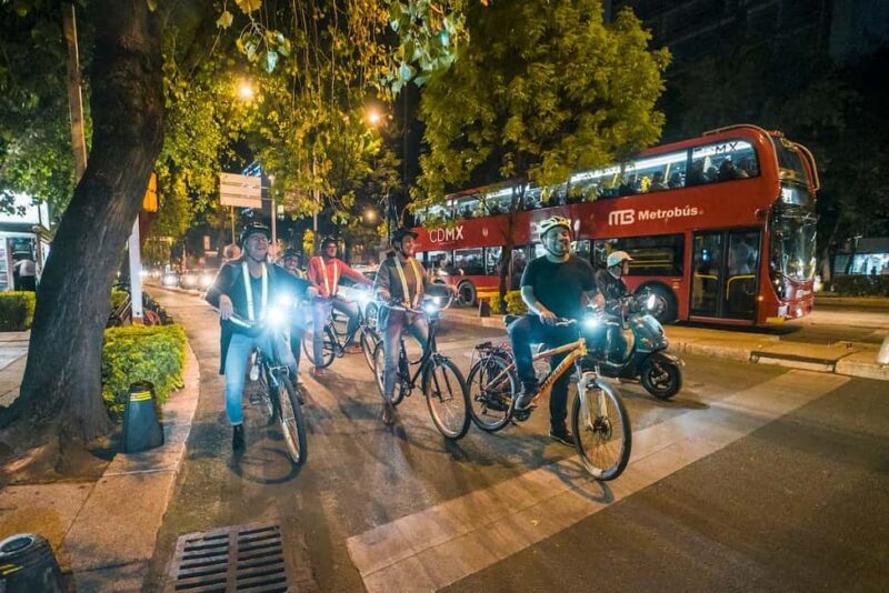 Night Street Food Bike Tour Mexico City - Key Points