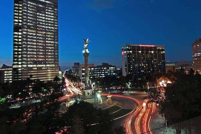 Night Tour of Mexico City Panoramic Ride on a Double-Decker Bus - Exploring the Route and Stops