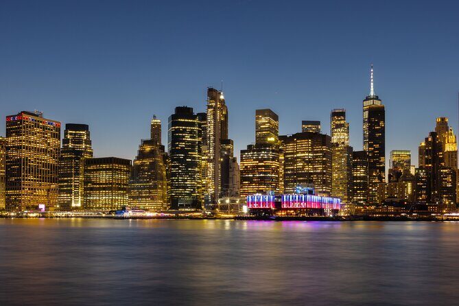 Night Walking Tour Path of Liberty with Ferry to Wall Street Bull - A Scenic Ferry Ride with a View